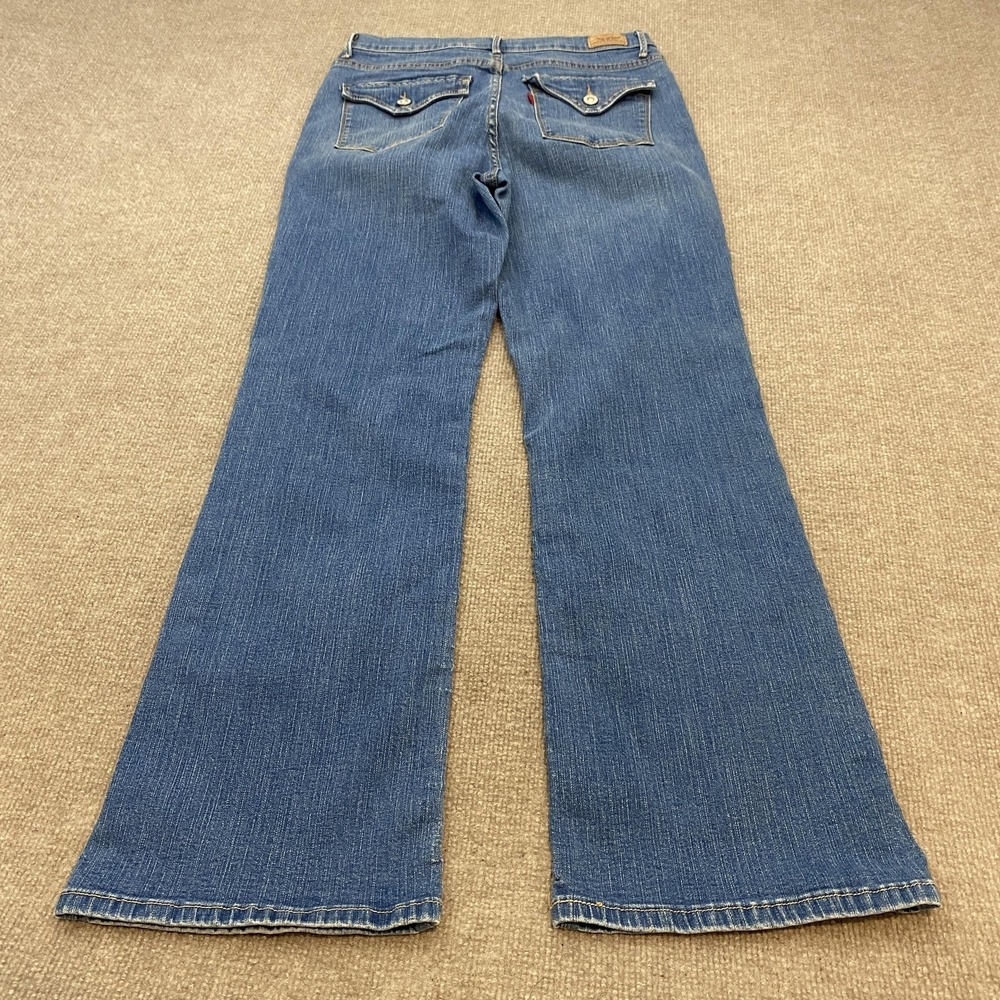 Levis 512 Slimming Bootcut Jeans Womens 10 Blue y2K Western Stretch Denim Boho‎